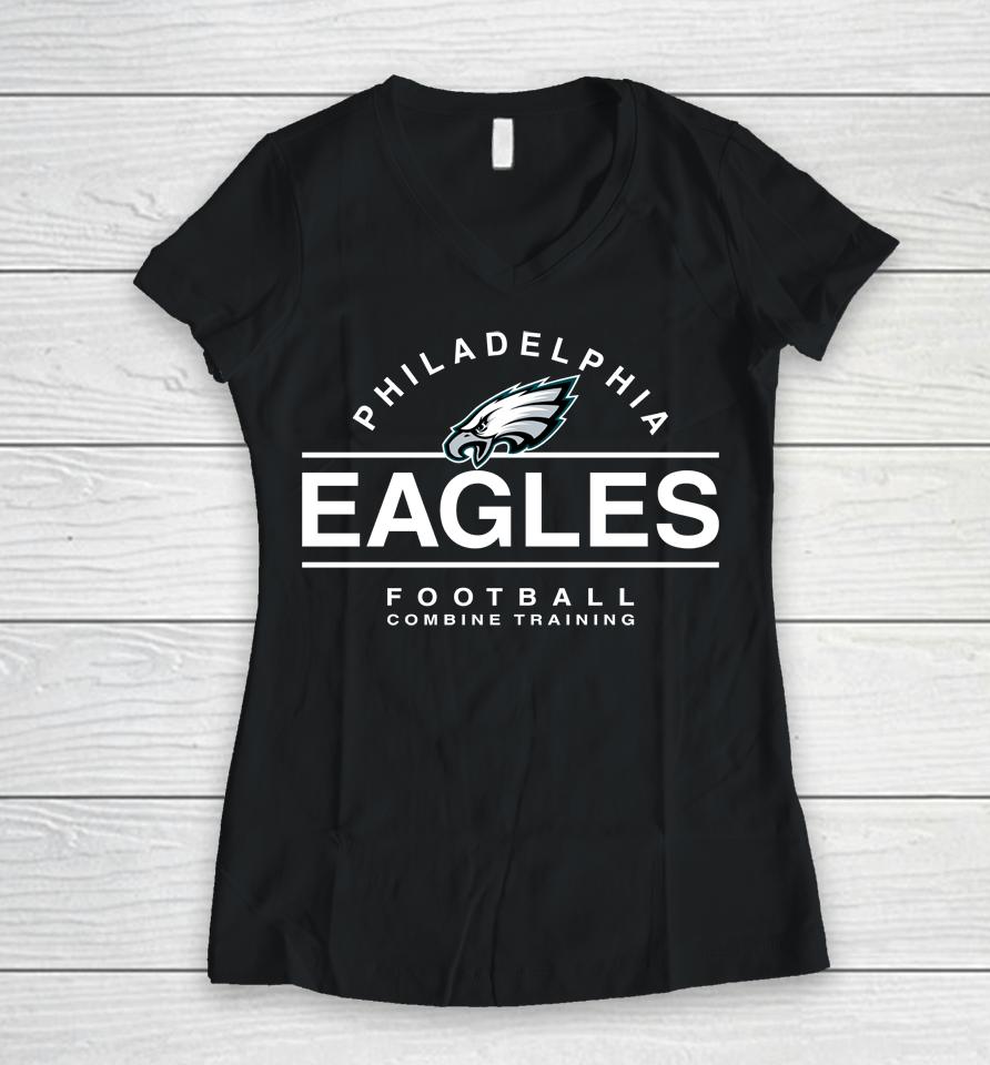Nfl Philadelphia Eagles Combine Blitz Women V-Neck T-Shirt