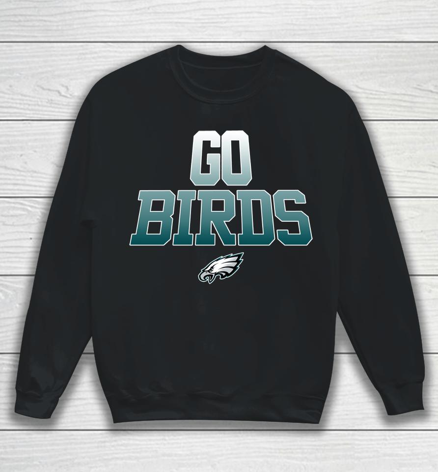 Nfl Philadelphia Eagles Fanatics Black Go Birds Statement Sweatshirt