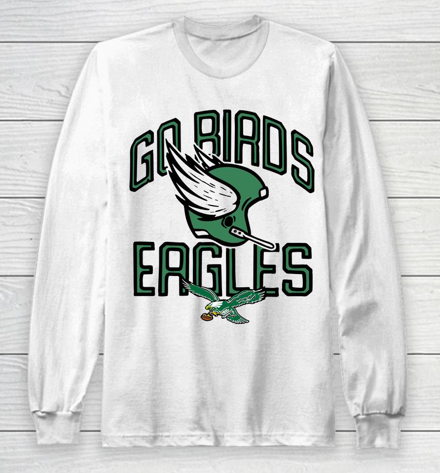 Nfl Philadelphia Eagles Go Birds Hetmet Long Sleeve T-Shirt