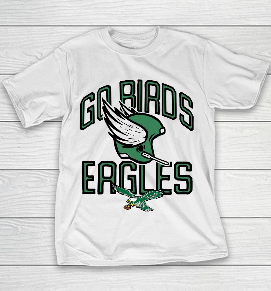 Nfl Philadelphia Eagles Go Birds Hetmet Youth T-Shirt