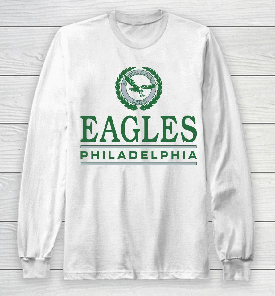 Nfl Philadelphia Eagles Logo Crest Long Sleeve T-Shirt