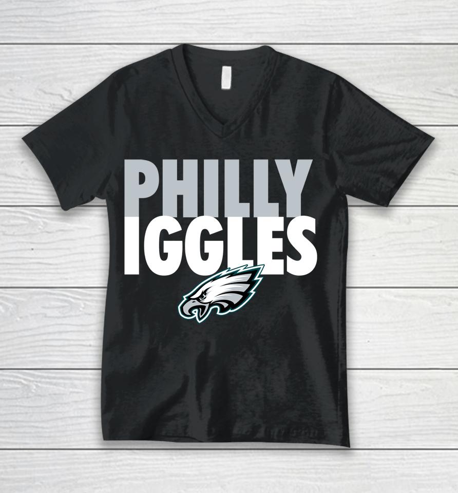Nfl Philadelphia Eagles Philly Iggles Unisex V-Neck T-Shirt