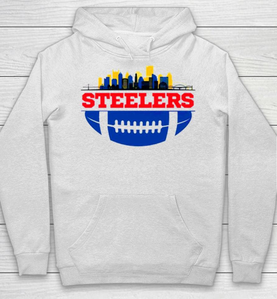 Nfl Pittsburgh Steelers Football Skyline Hoodie