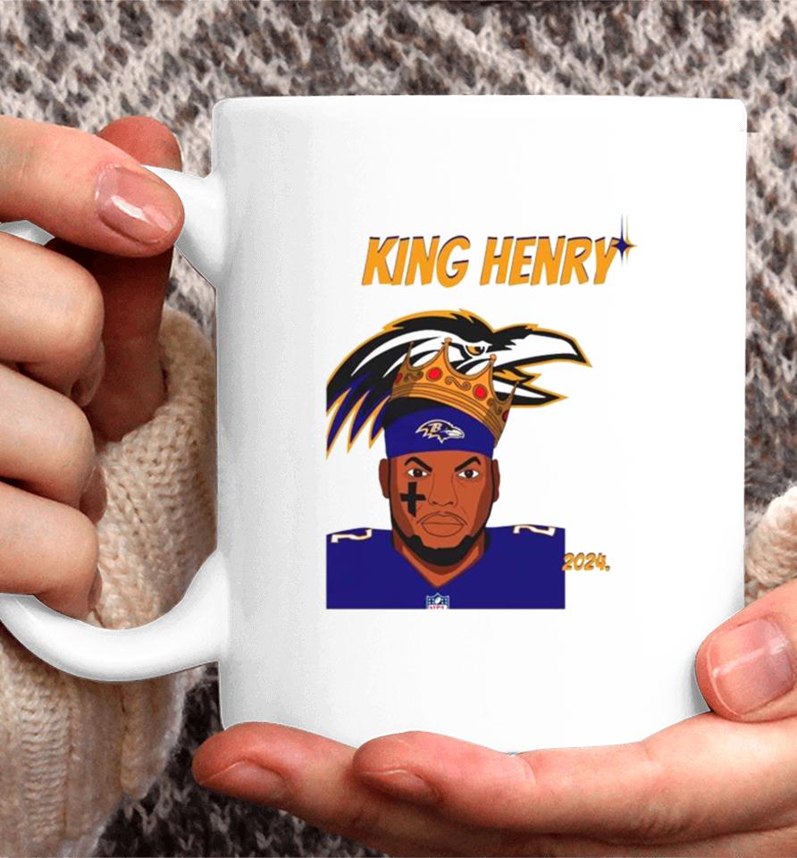 Nfl Ravens Football King Henry Baltimore Coffee Mug