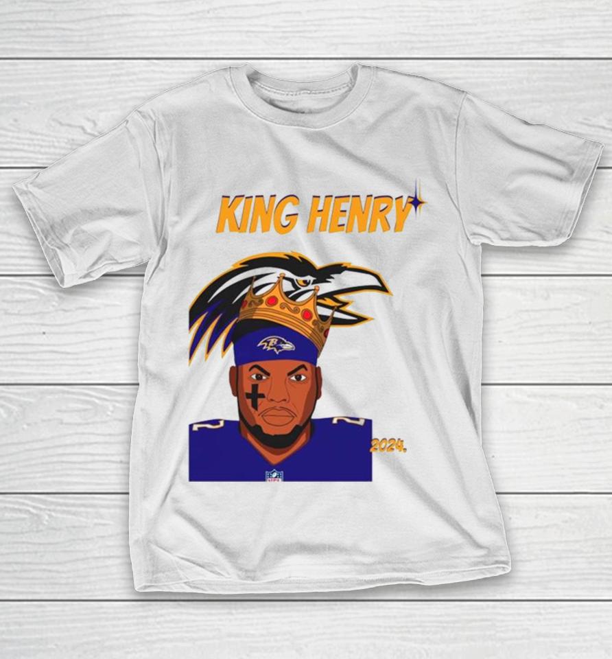 Nfl Ravens Football King Henry Baltimore T-Shirt