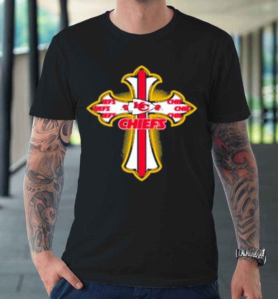 Nfl Red Crusader Cross Kansas City Chiefs 2024 Premium T-Shirt