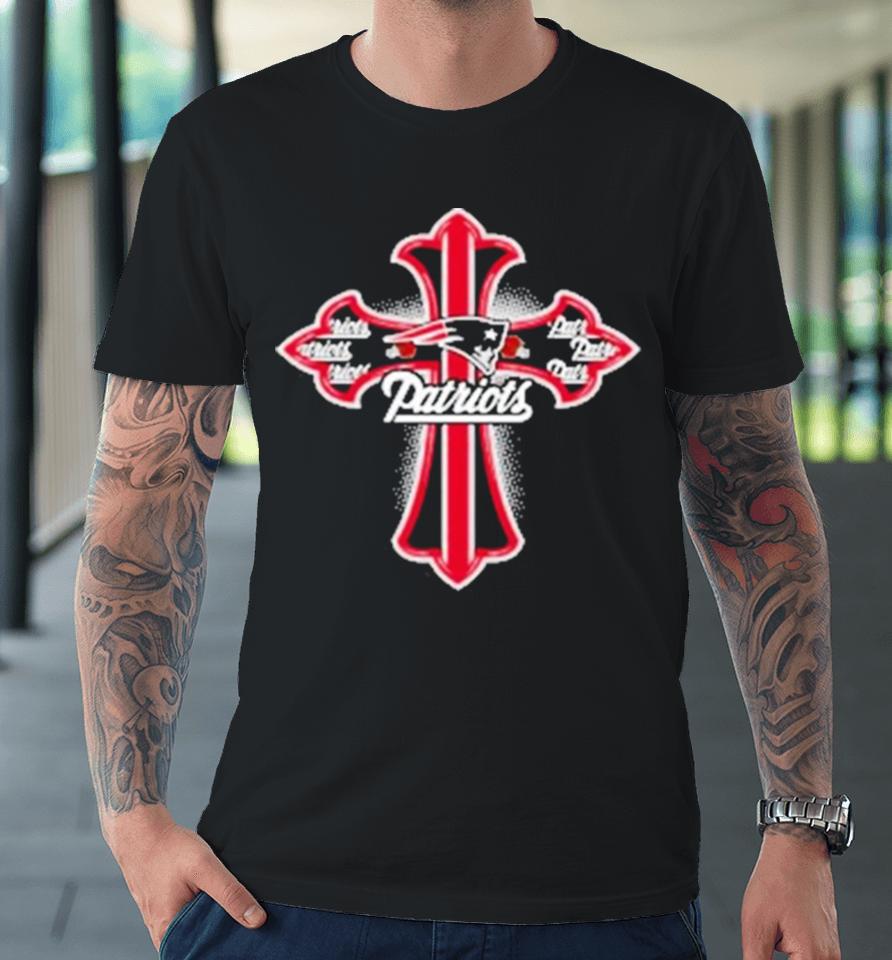 Nfl Red Crusader Cross New England Patriots 2024 Premium T-Shirt