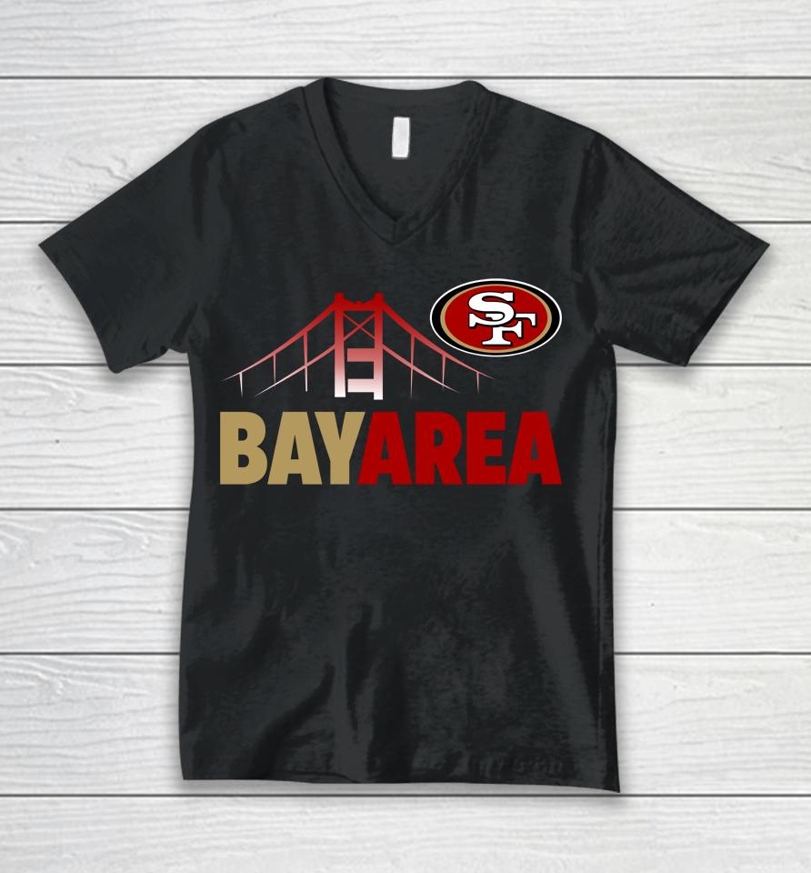 Nfl San Francisco 49Ers Bayarea Unisex V-Neck T-Shirt