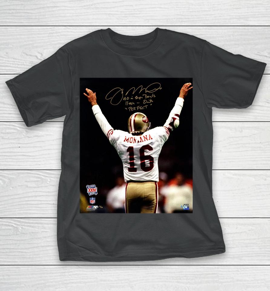Nfl San Francisco 49Ers Joe Montana 16 T-Shirt
