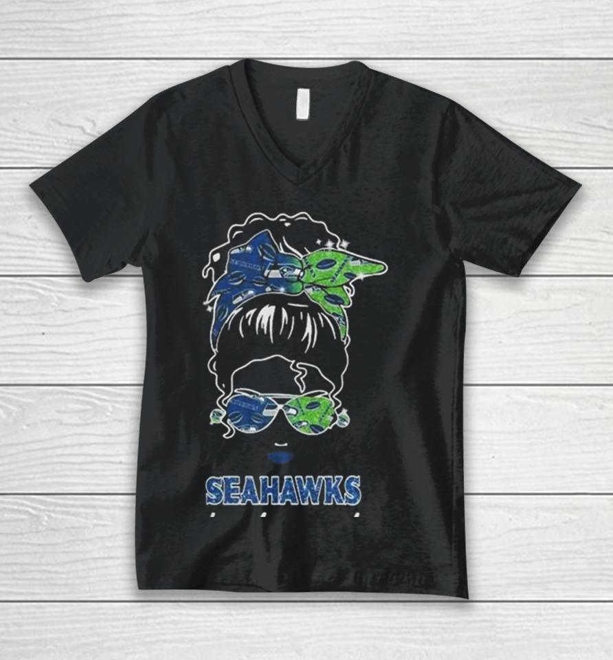 Nfl Seattle Seahawks Kind Of Girl 2024 Unisex V-Neck T-Shirt