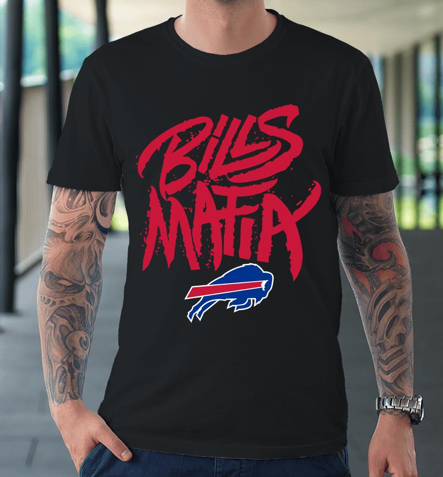 Nfl Shop Bills Mafia Iconic Hometown Graphic Navy Premium T-Shirt