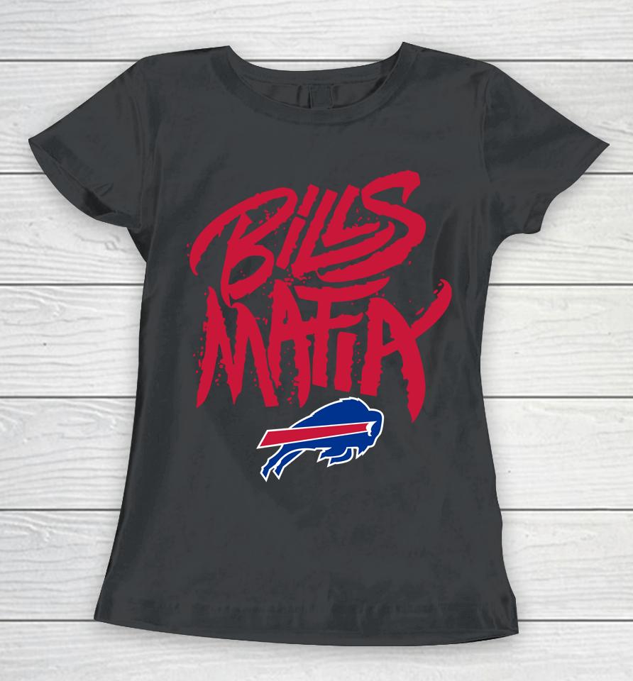 Nfl Shop Bills Mafia Iconic Hometown Graphic Navy Women T-Shirt