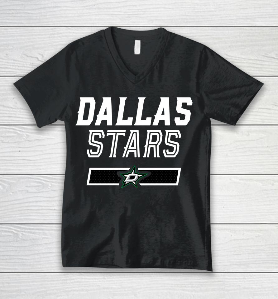 Nfl Shop Dallas Stars Levelwear Green Richmond Undisputed Unisex V-Neck T-Shirt