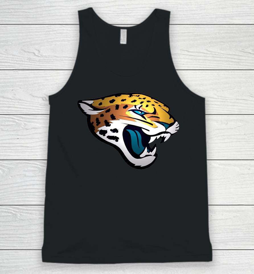 Nfl Shop Men's Jacksonville Jaguars Black Big And Tall Primary Team Logo 2022 Unisex Tank Top