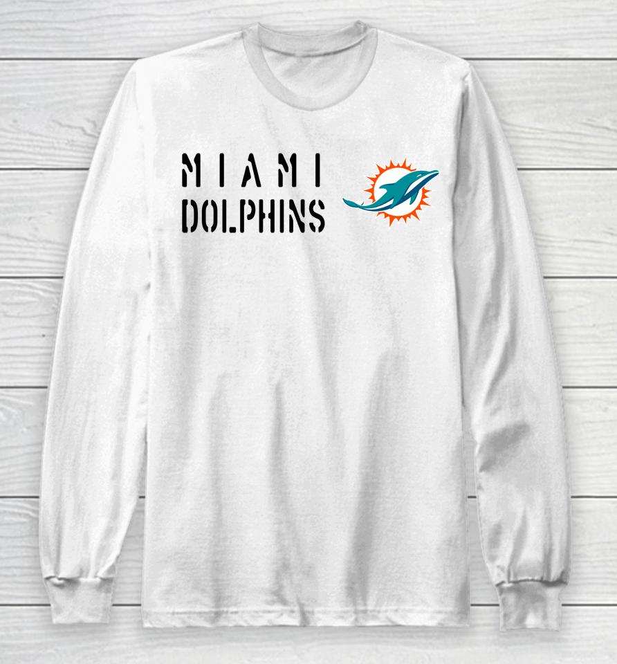 Nfl Shop Miami Dolphins 2022 Salute To Service Legend Long Sleeve T-Shirt