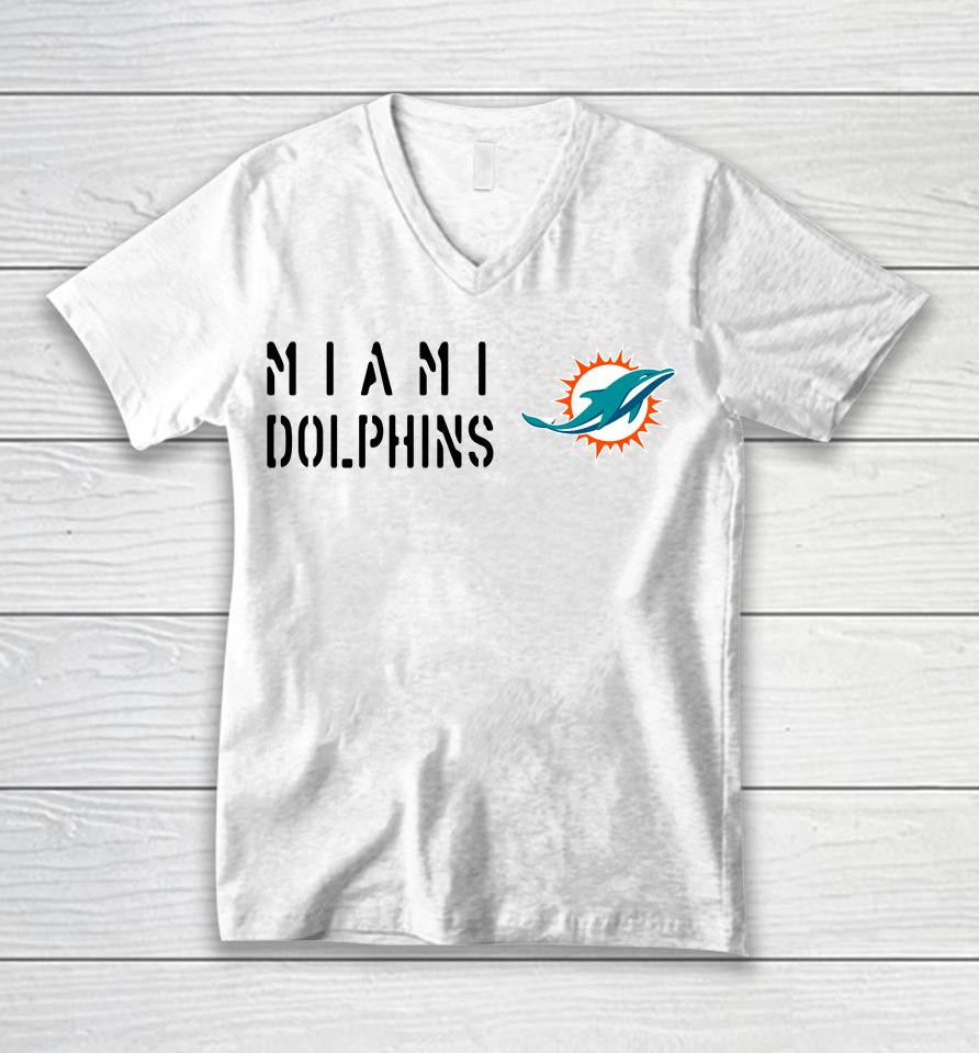 Nfl Shop Miami Dolphins 2022 Salute To Service Legend Unisex V-Neck T-Shirt