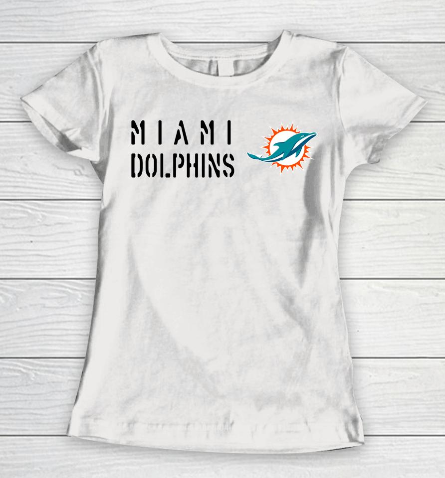 Nfl Shop Miami Dolphins 2022 Salute To Service Legend Women T-Shirt