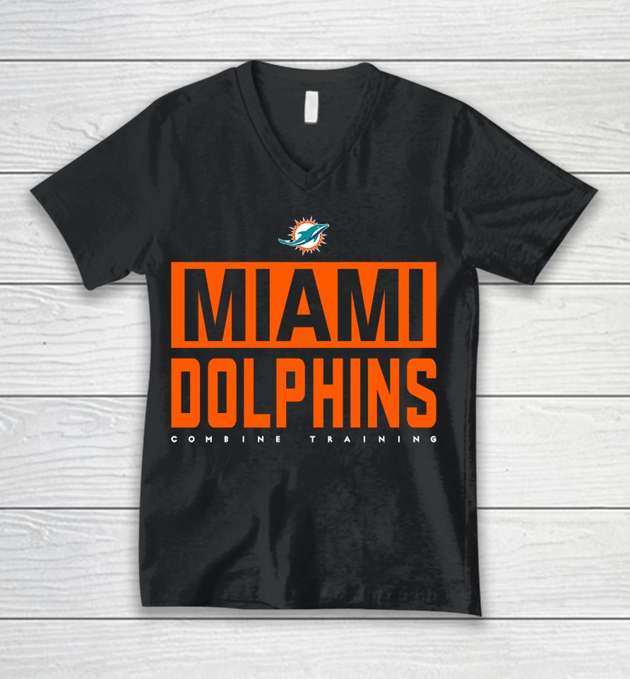 Nfl Shop Miami Dolphins Combine Offsides Unisex V-Neck T-Shirt