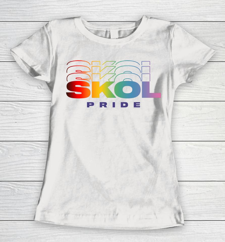Nfl Shop Minnesota Vikings Fanatics Skol Pride Women T-Shirt