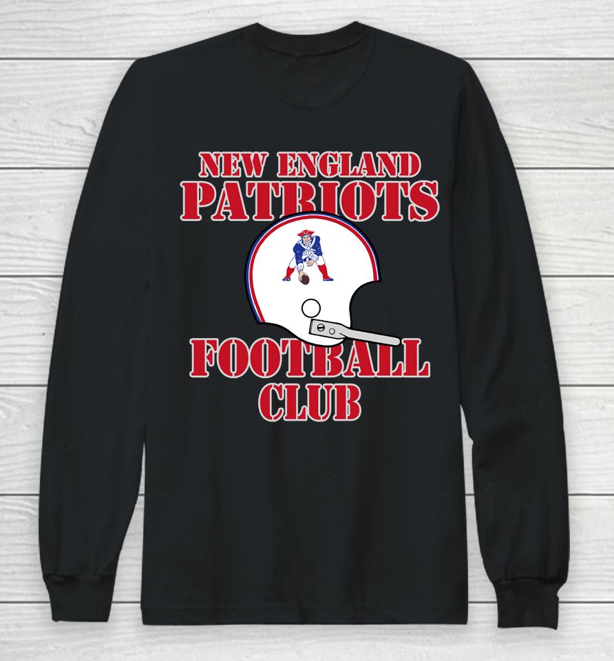 Nfl Shop New England Patriots Starter Throwback End Zone Long Sleeve T-Shirt