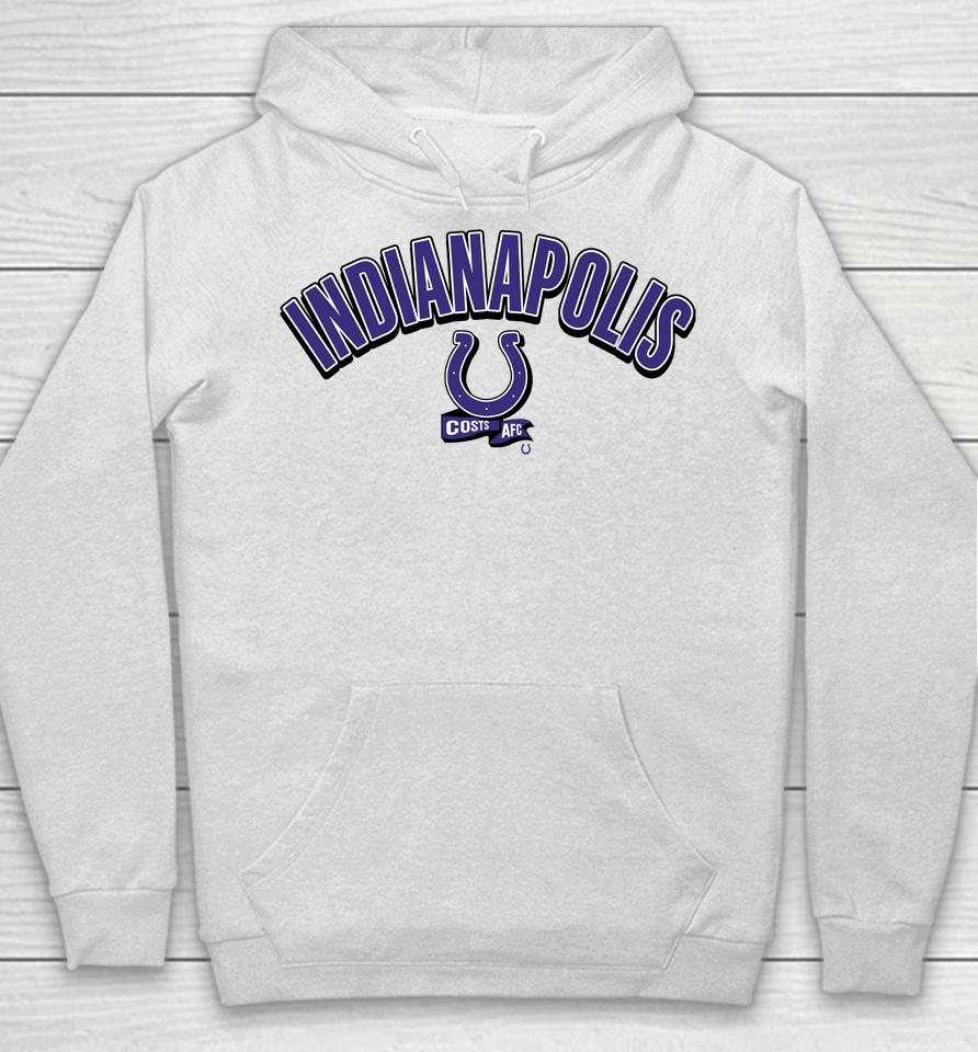 Nfl Shop New Era White Indianapolis Colts Sideline Chrome Hoodie