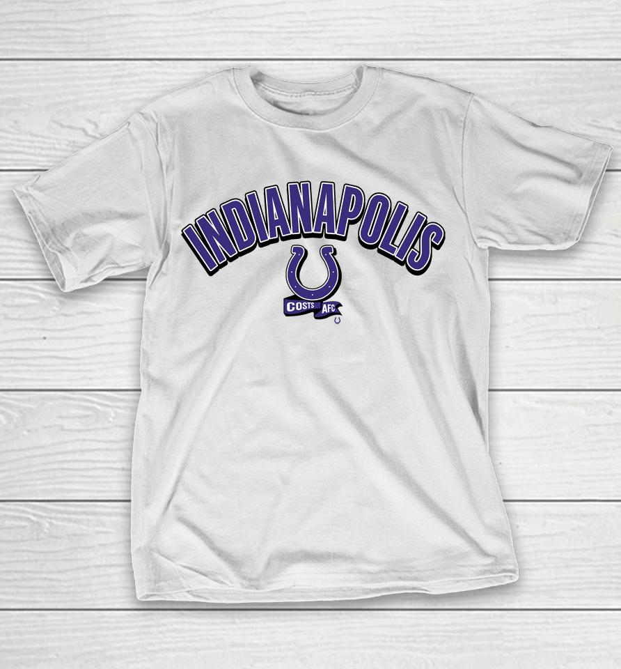 Nfl Shop New Era White Indianapolis Colts Sideline Chrome T-Shirt