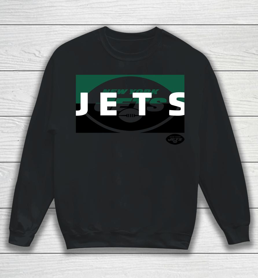 Nfl Shop New York Jets Square Off Grey Sweatshirt