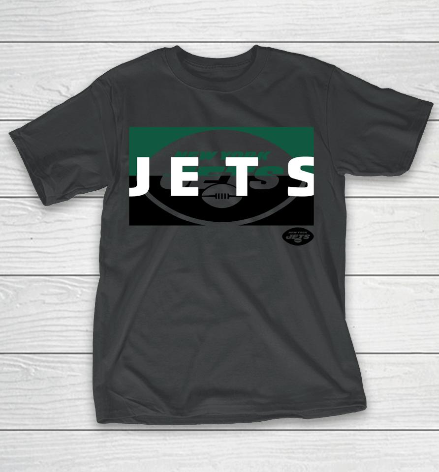 Nfl Shop New York Jets Square Off Grey T-Shirt
