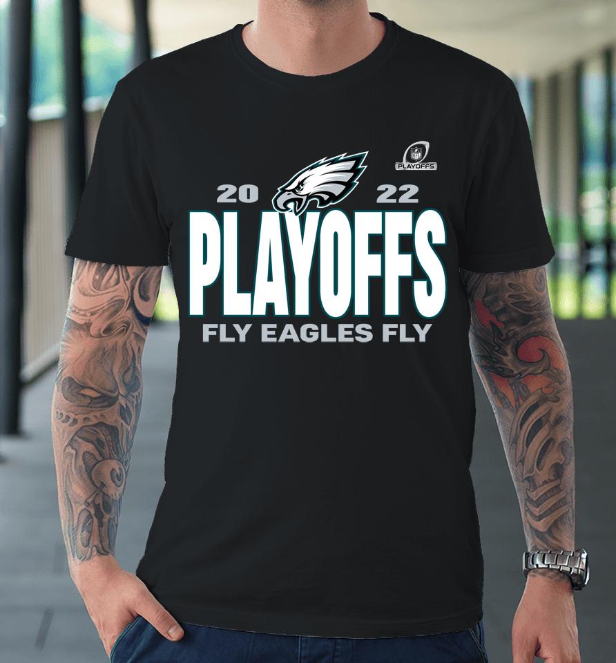 Nfl Shop Philadelphia Eagles 2022 Playoffs Our Time Black Premium T-Shirt