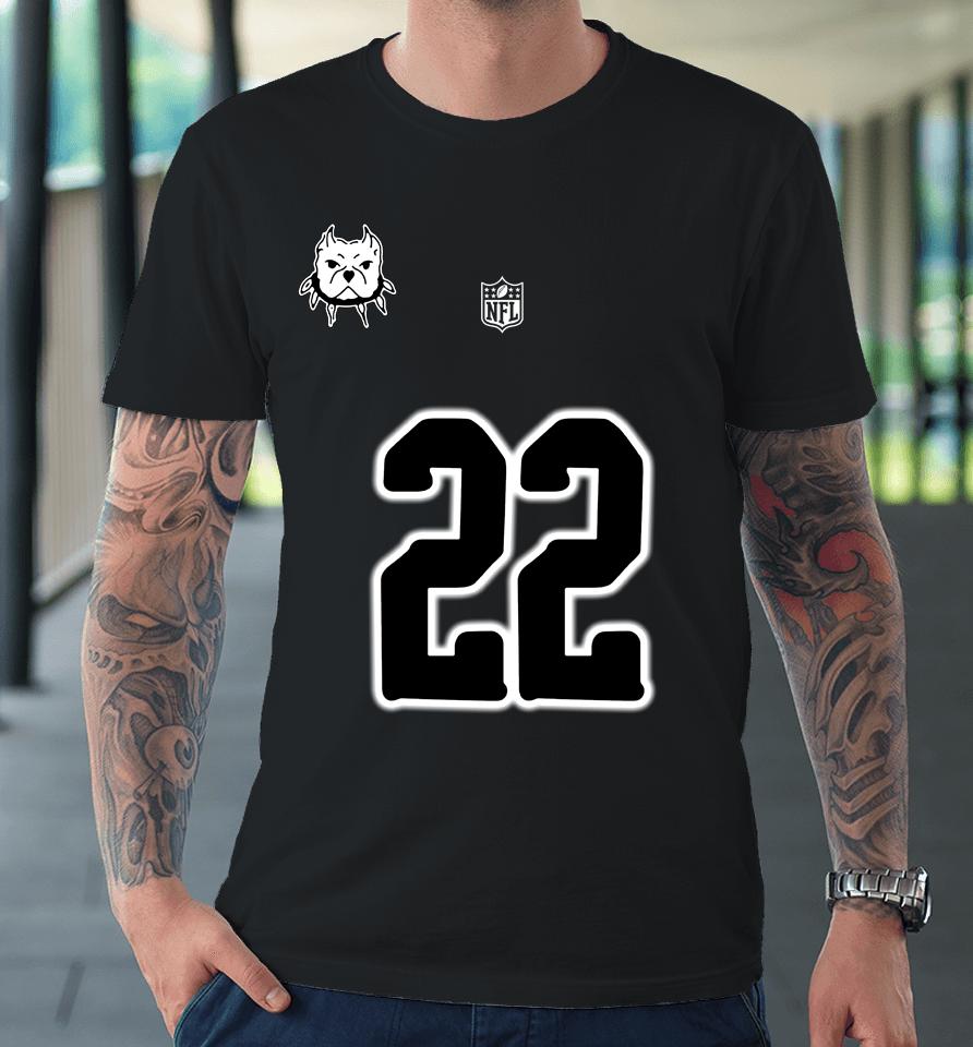 Nfl Shop Por La Cultura Merch New Mitchell And Ness Nfl X Chito Shield Gear 2022 Premium T-Shirt
