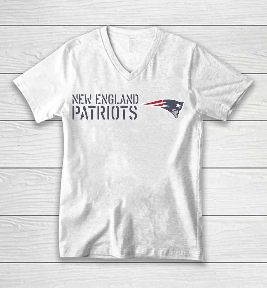 Nfl Shop Salute To Service New England Patriots 2022 Unisex V-Neck T-Shirt