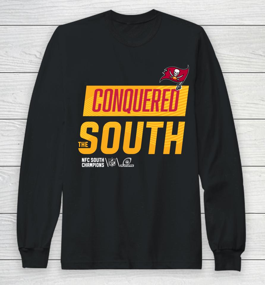 Nfl Shop Tampa Bay Buccaneers 2022 Conquered The South Long Sleeve T-Shirt