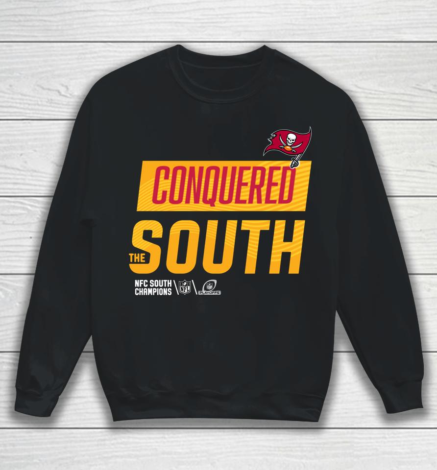 Nfl Shop Tampa Bay Buccaneers 2022 Conquered The South Sweatshirt
