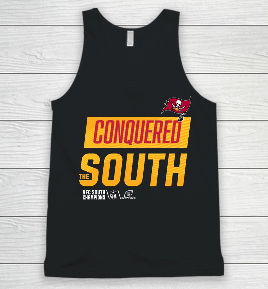Nfl Shop Tampa Bay Buccaneers 2022 Conquered The South Unisex Tank Top