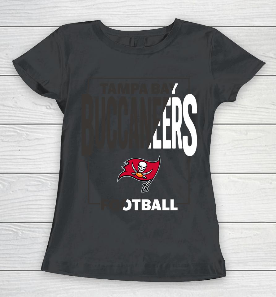 Nfl Shop Tampa Bay Buccaneers Red Coin Toss Football Women T-Shirt