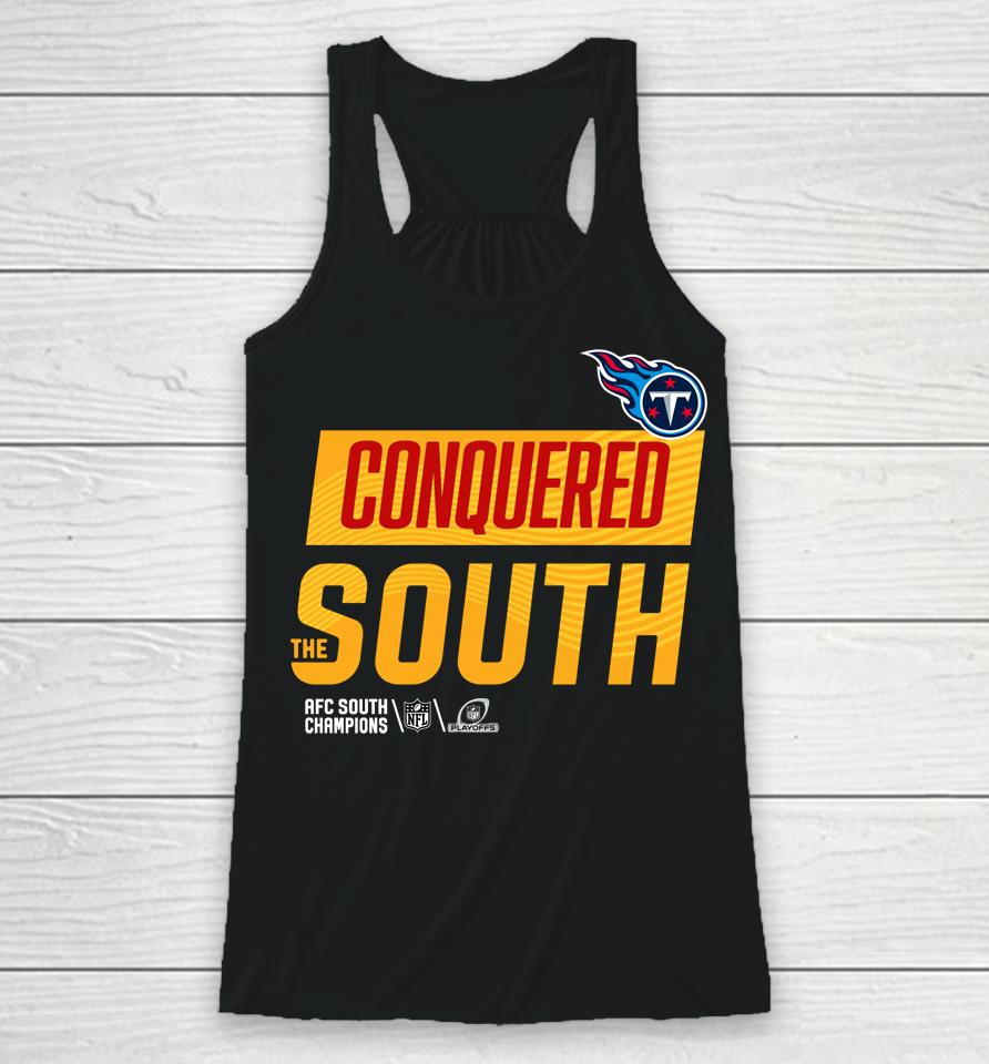 Nfl Shop Tennessee Titans 2022 Conquered The South Racerback Tank
