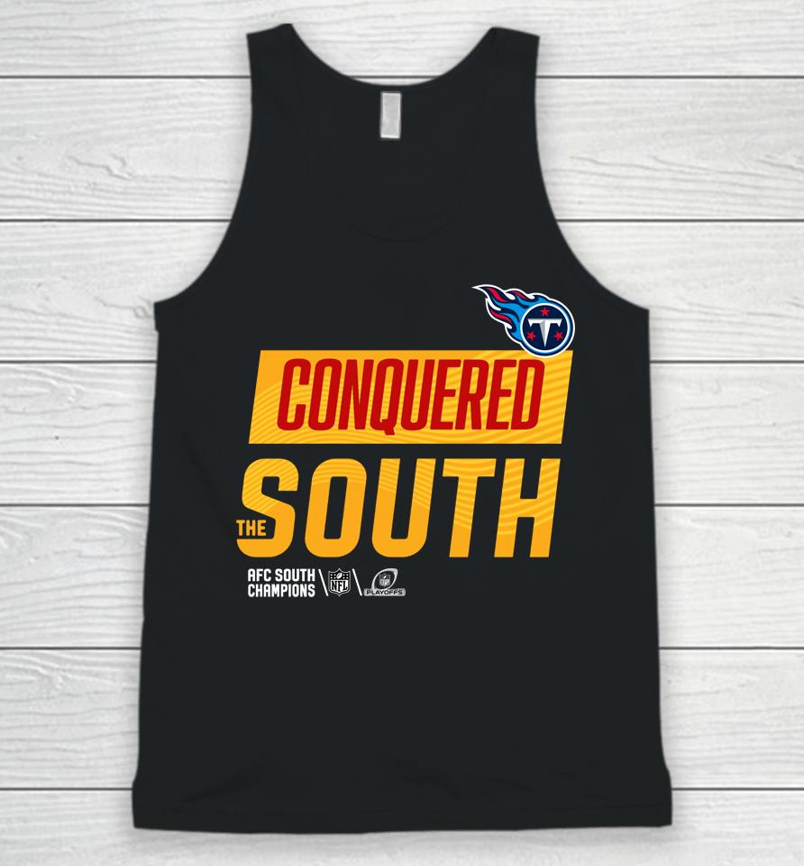 Nfl Shop Tennessee Titans 2022 Conquered The South Unisex Tank Top