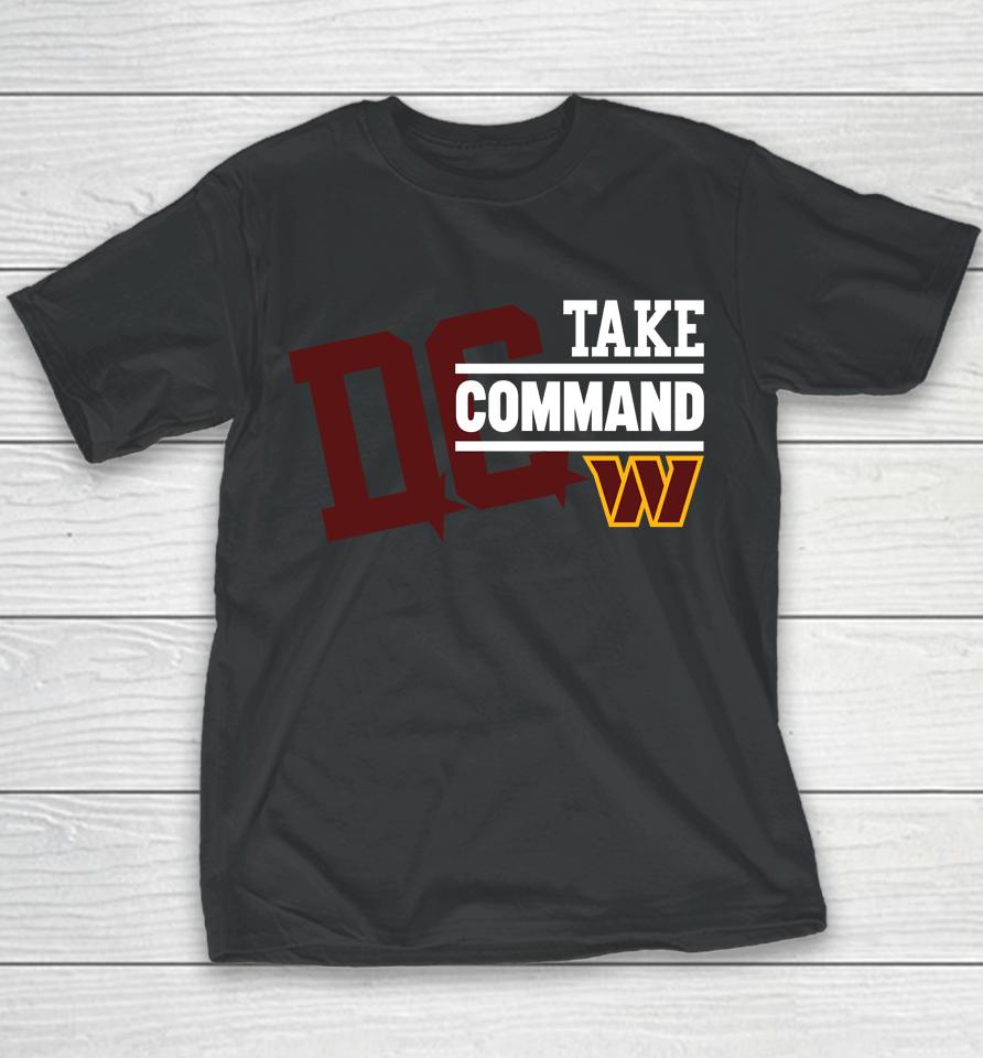 Nfl Shop Washington Commanders Take Command Youth T-Shirt