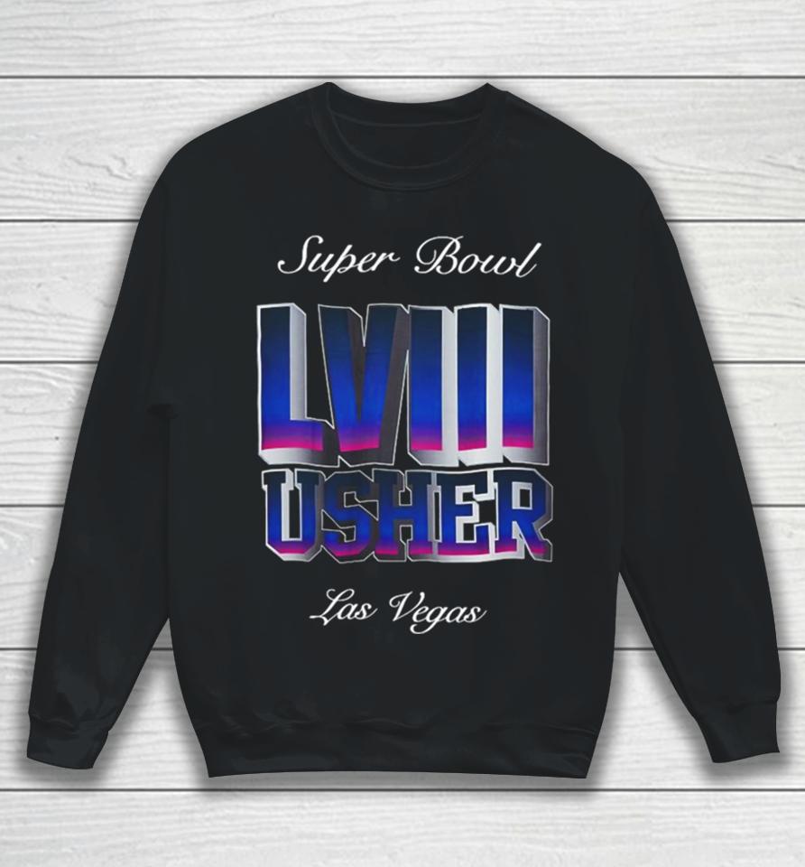 Nfl Super Bowl Lviii X Usher 2024 Sweatshirt