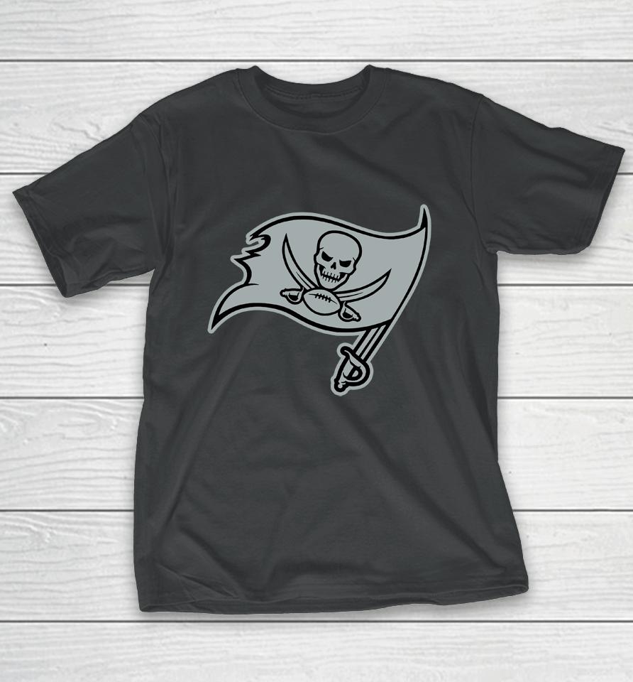 Nfl Tampa Bay Buccaneers Rflctv Name And Logo T-Shirt