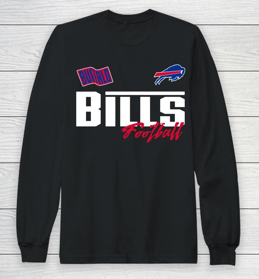 Nfl Team Apparel Buffalo Bills Race Time Royal Long Sleeve T-Shirt