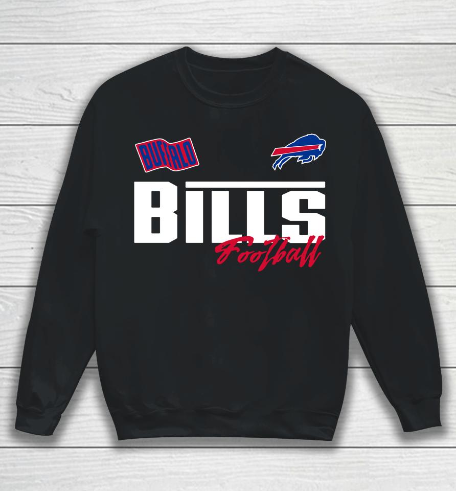 Nfl Team Apparel Buffalo Bills Race Time Royal Sweatshirt