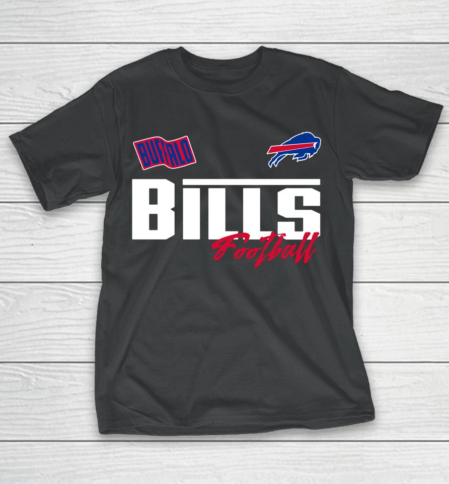Nfl Team Apparel Buffalo Bills Race Time Royal T-Shirt