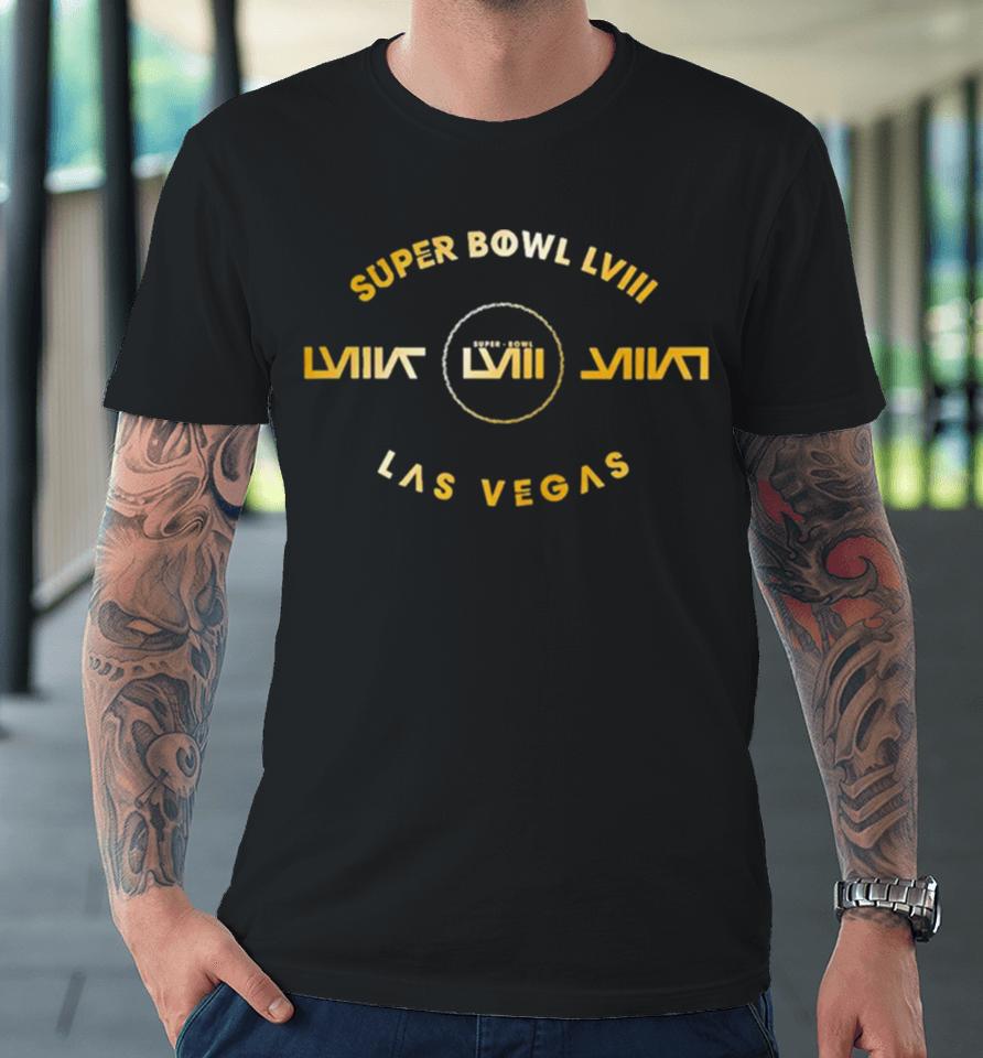 Nfl Team Apparel Super Bowl Lviii Luxury Black Tee Premium T-Shirt