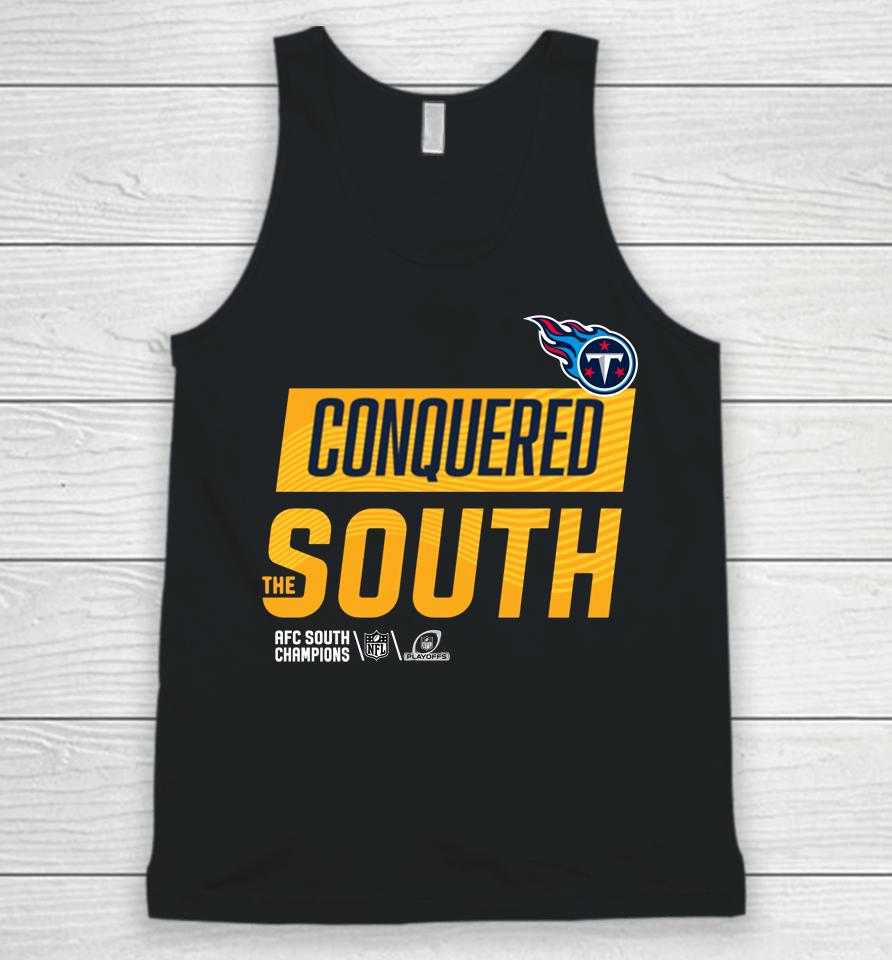 Nfl Tennessee Titans Conquered The South Unisex Tank Top