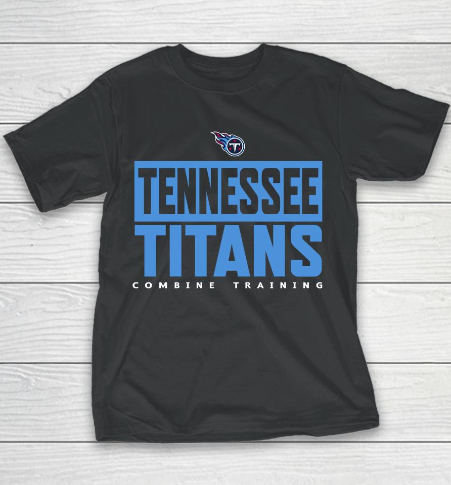 Nfl Tennessee Titans New Era Combine Training Youth T-Shirt