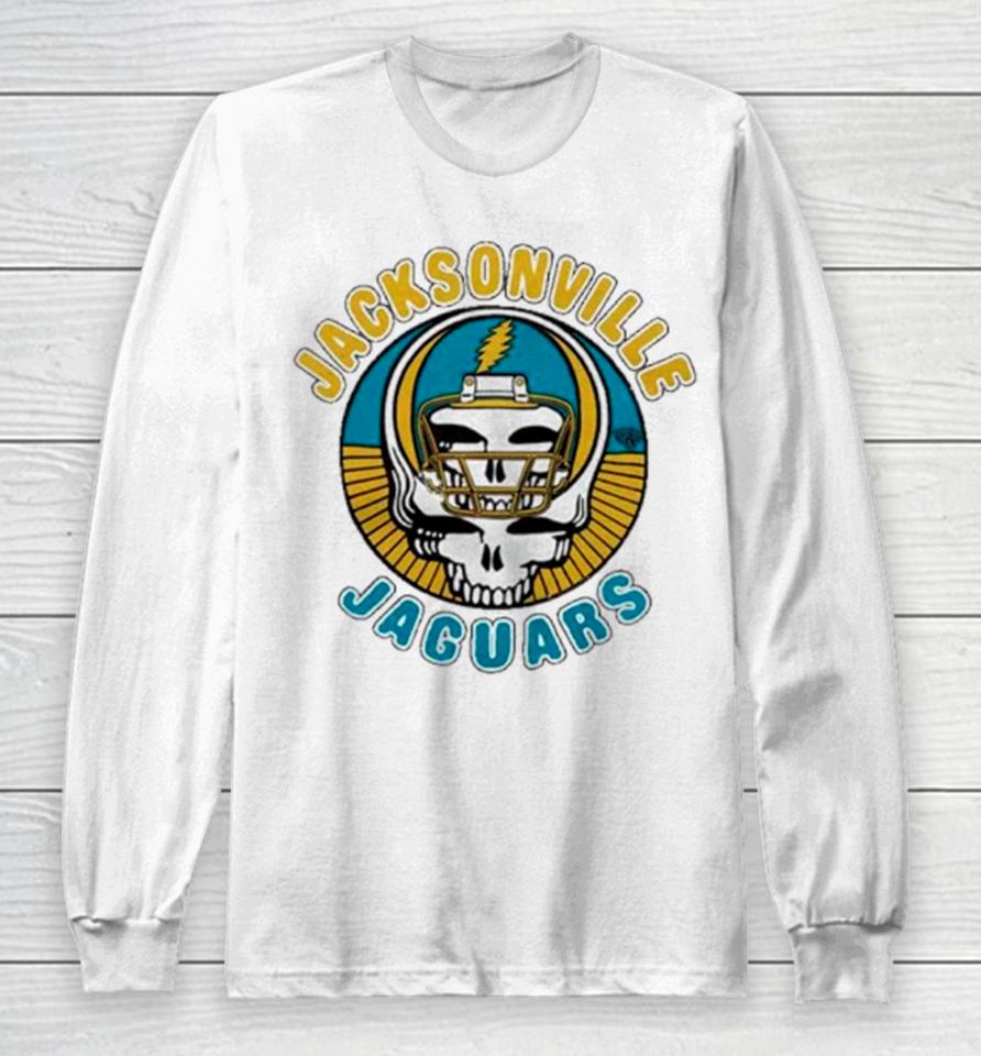 Nfl X Grateful Dead X Jacksonville Jaguars Retro Long Sleeve T-Shirt