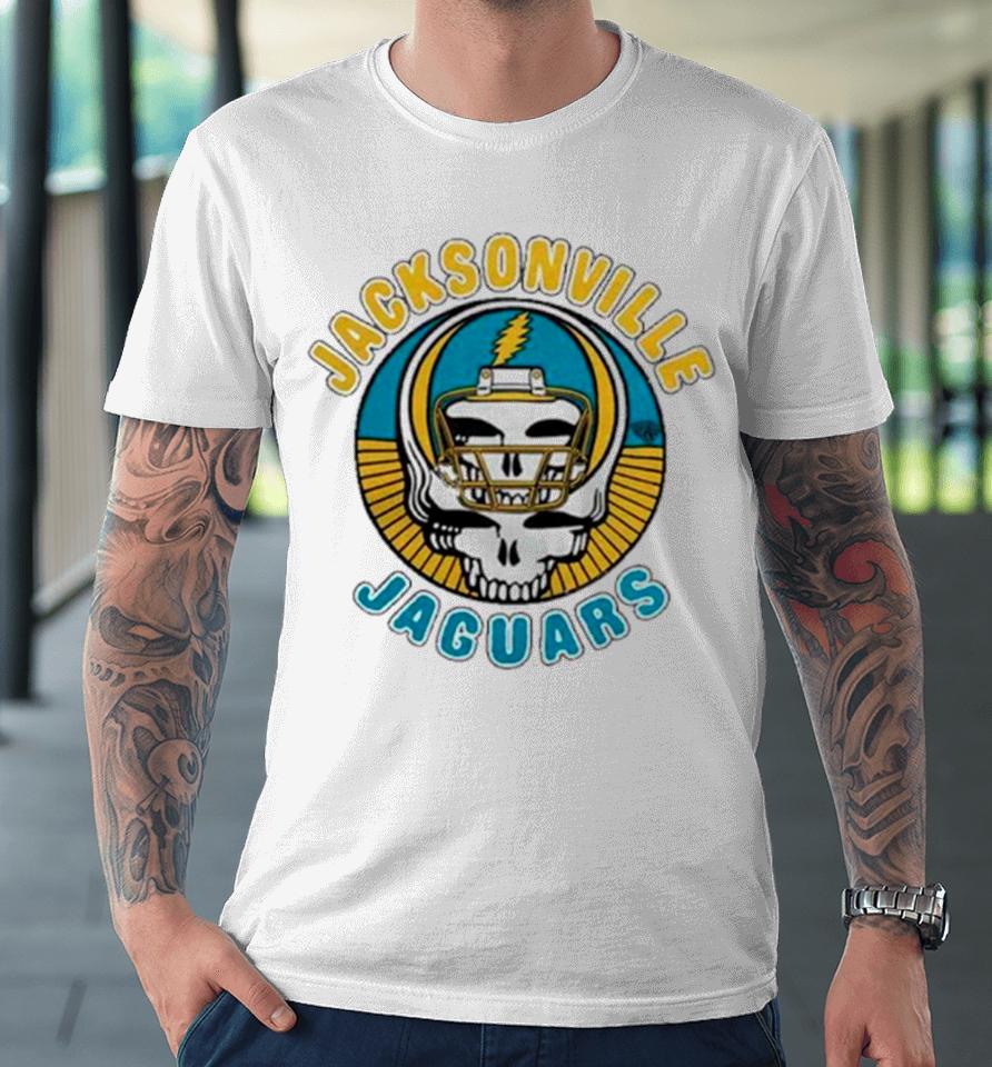 Nfl X Grateful Dead X Jacksonville Jaguars Retro Premium T-Shirt