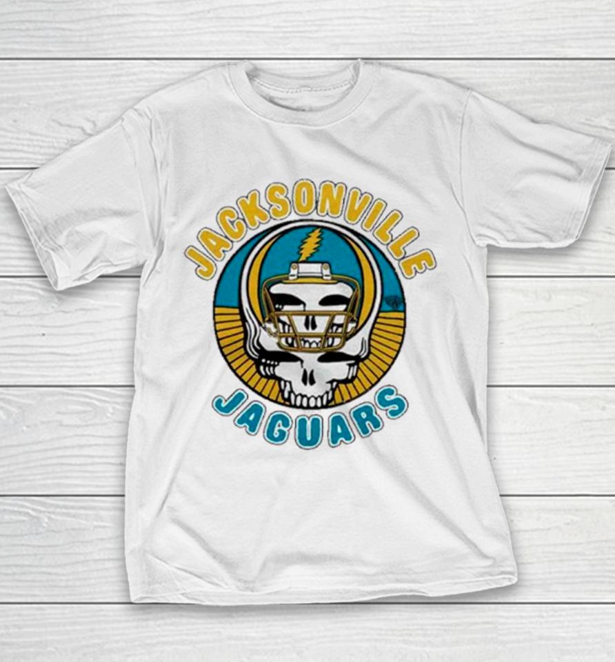 Nfl X Grateful Dead X Jacksonville Jaguars Retro Youth T-Shirt
