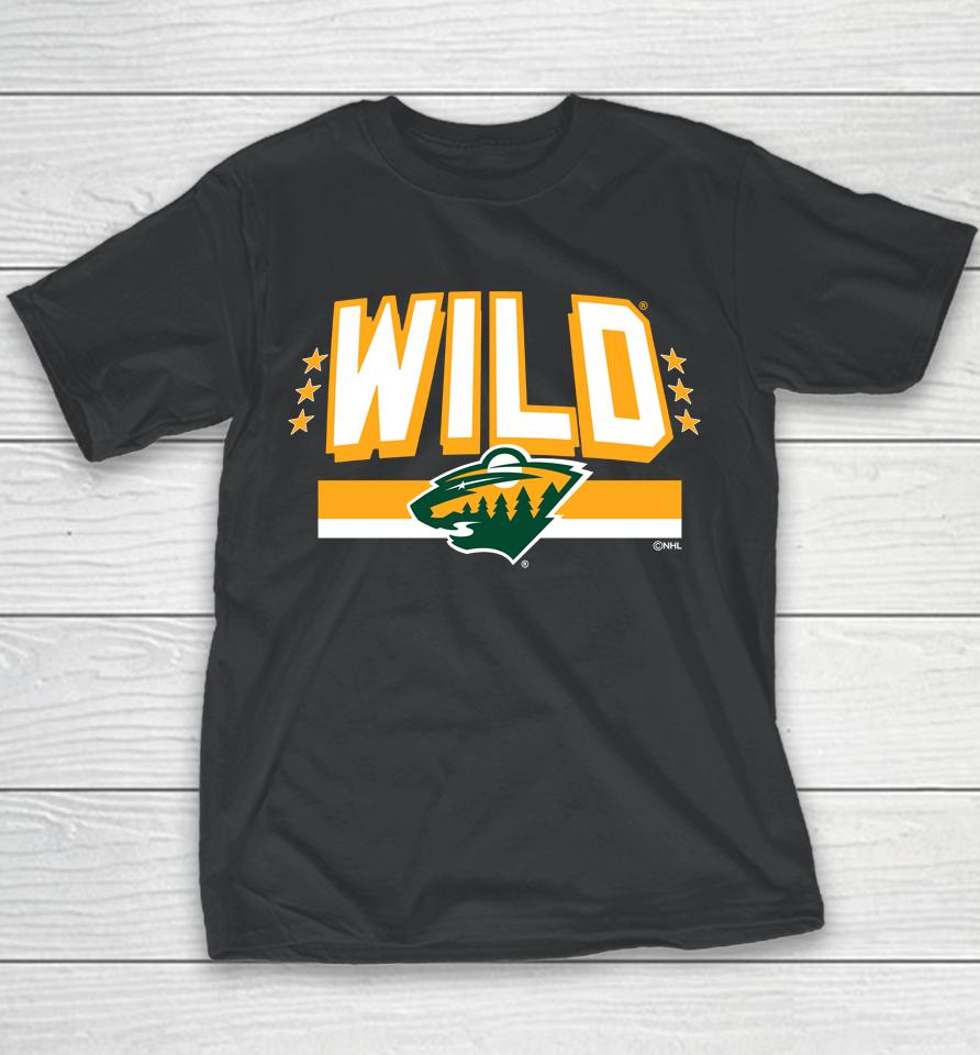 Nhl 2022 Minnesota Wild Fanatics Branded Green Team Jersey Inspired Youth T-Shirt